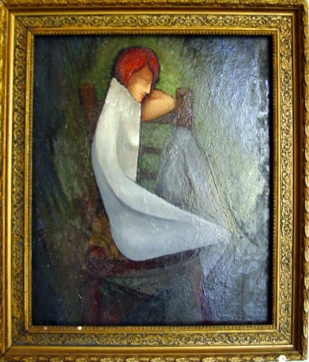  la jeune fille au col roulé   n°1254 1982